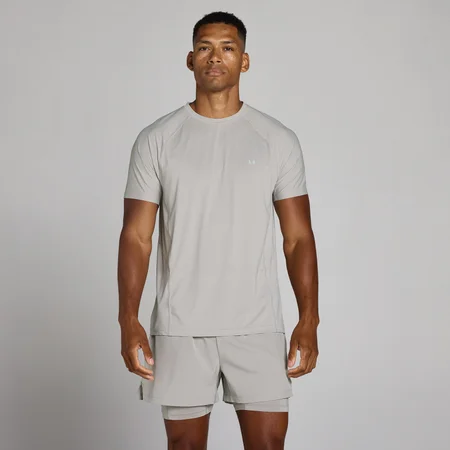 MP Men's Training Ultra Mesh T-Shirt - Chalk Grey