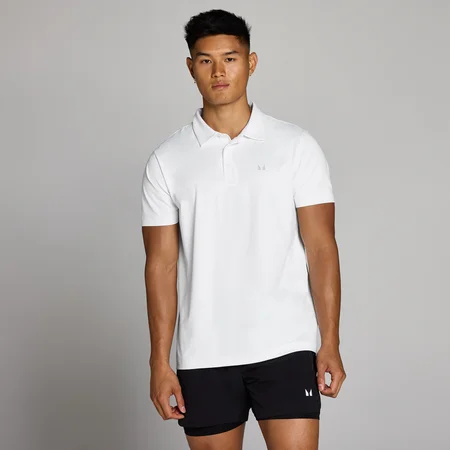 MP Men's Training Polo Shirt - Wit