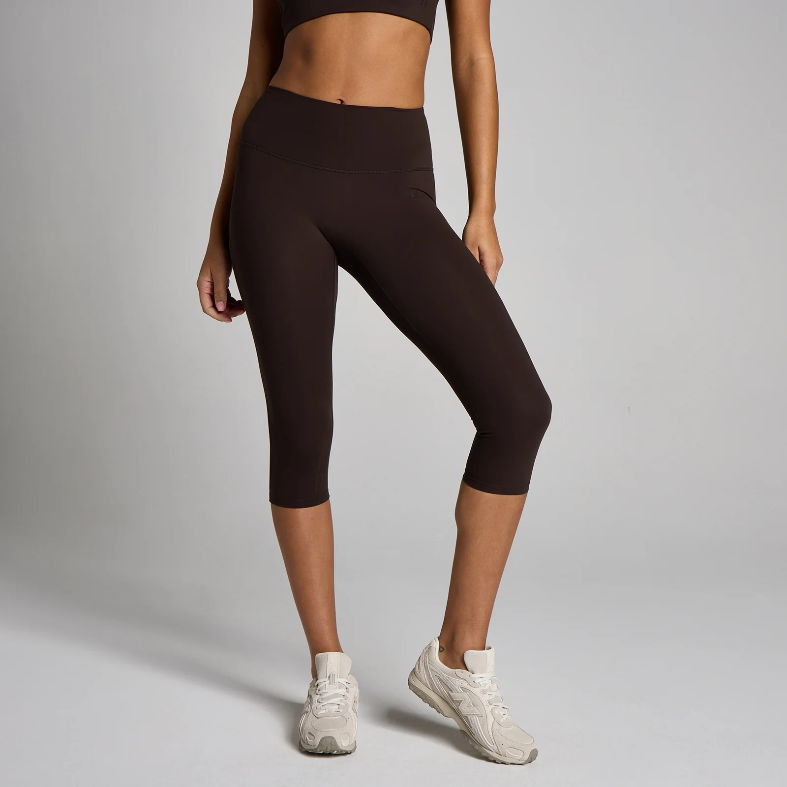 MP Dames Tempo Capri Leggings - Cacao - S Afbeelding 1