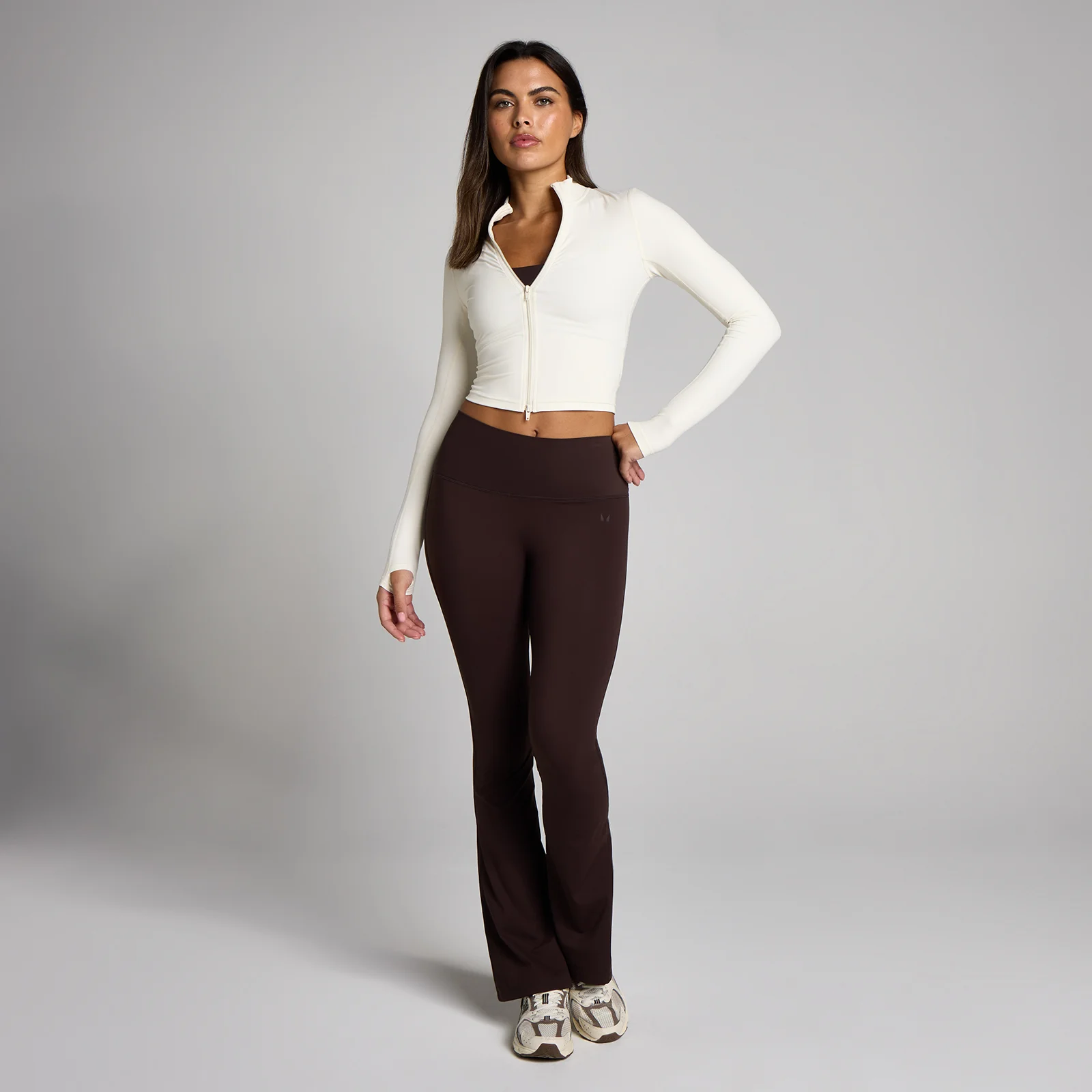 MP Dames Tempo Cropped Jas - Vanille - L Afbeelding 3
