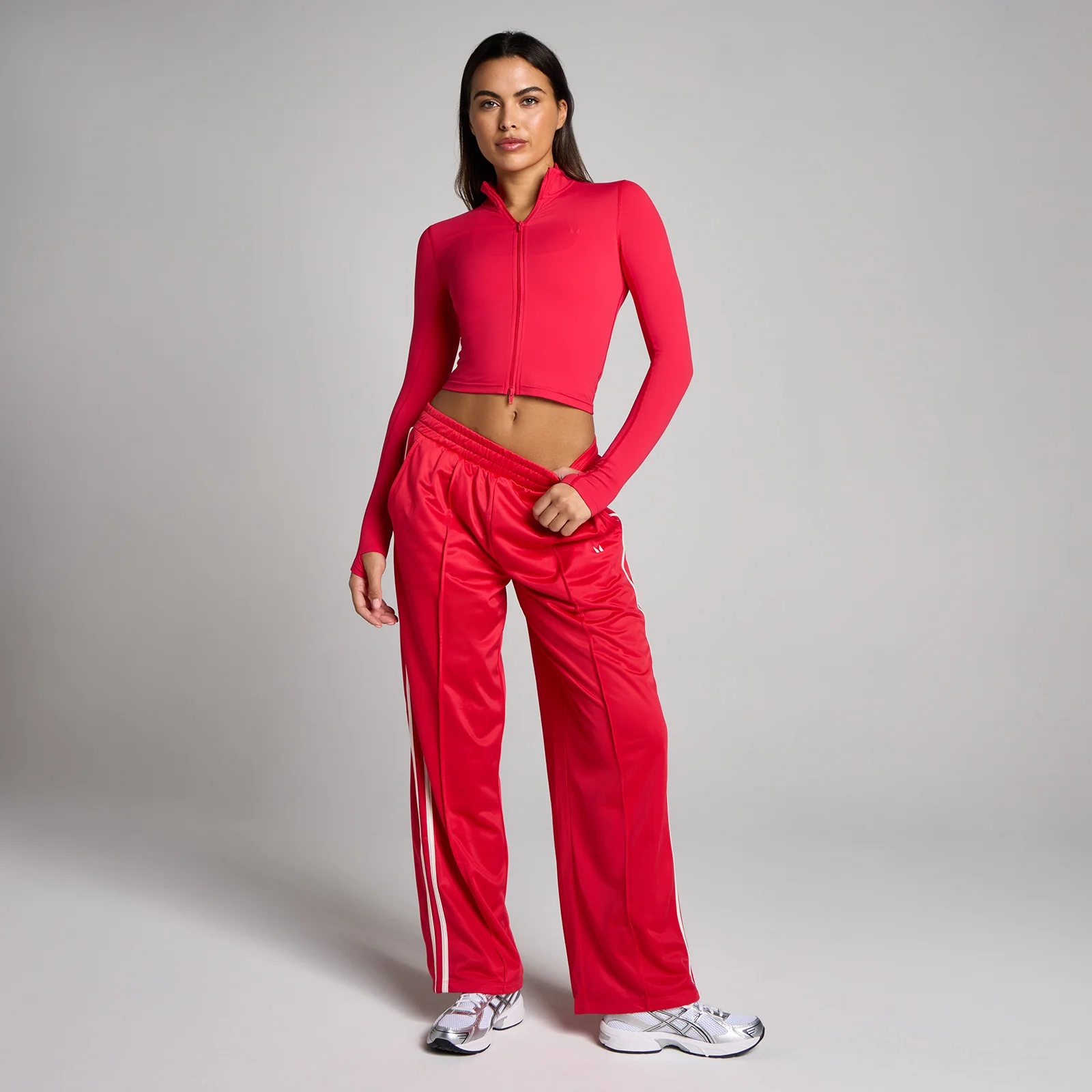 MP Dames Tempo Cropped Jas - Chilli - L Afbeelding 3
