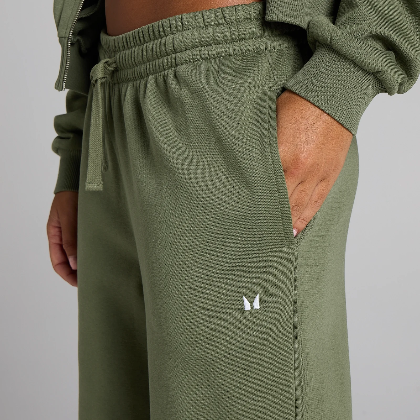 MP Basics Rechte Joggingbroek voor Dames - Gewassen Olijf - S Afbeelding 4