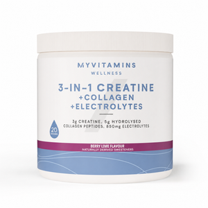 3-in-1 Creatine + Collageen + Elektrolyten - Flavour Mixed Berry Lime