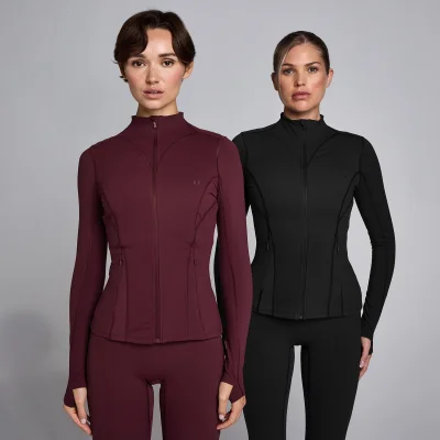MP Dames SculptForm Zip Through Jacket - Zwart - XS Afbeelding 6