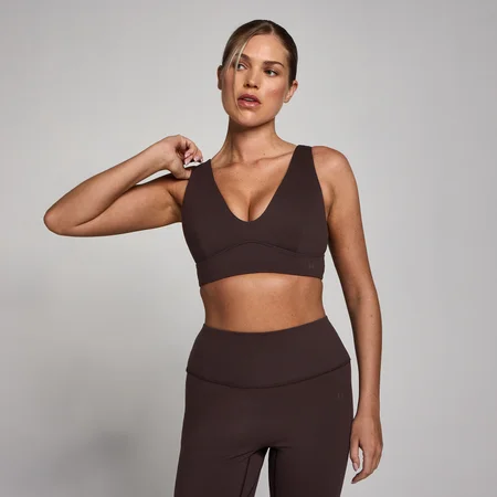 MP Women's SculptForm V-hals Longline Sport-bh - Cacao