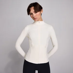 MP Women's SculptForm Jas met Rits - Parelwit - Size XS