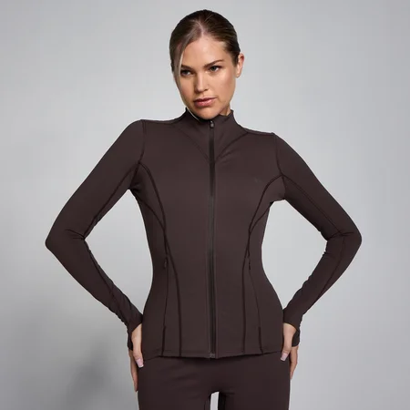 MP Women's SculptForm Zip Through Jacket - Cacao