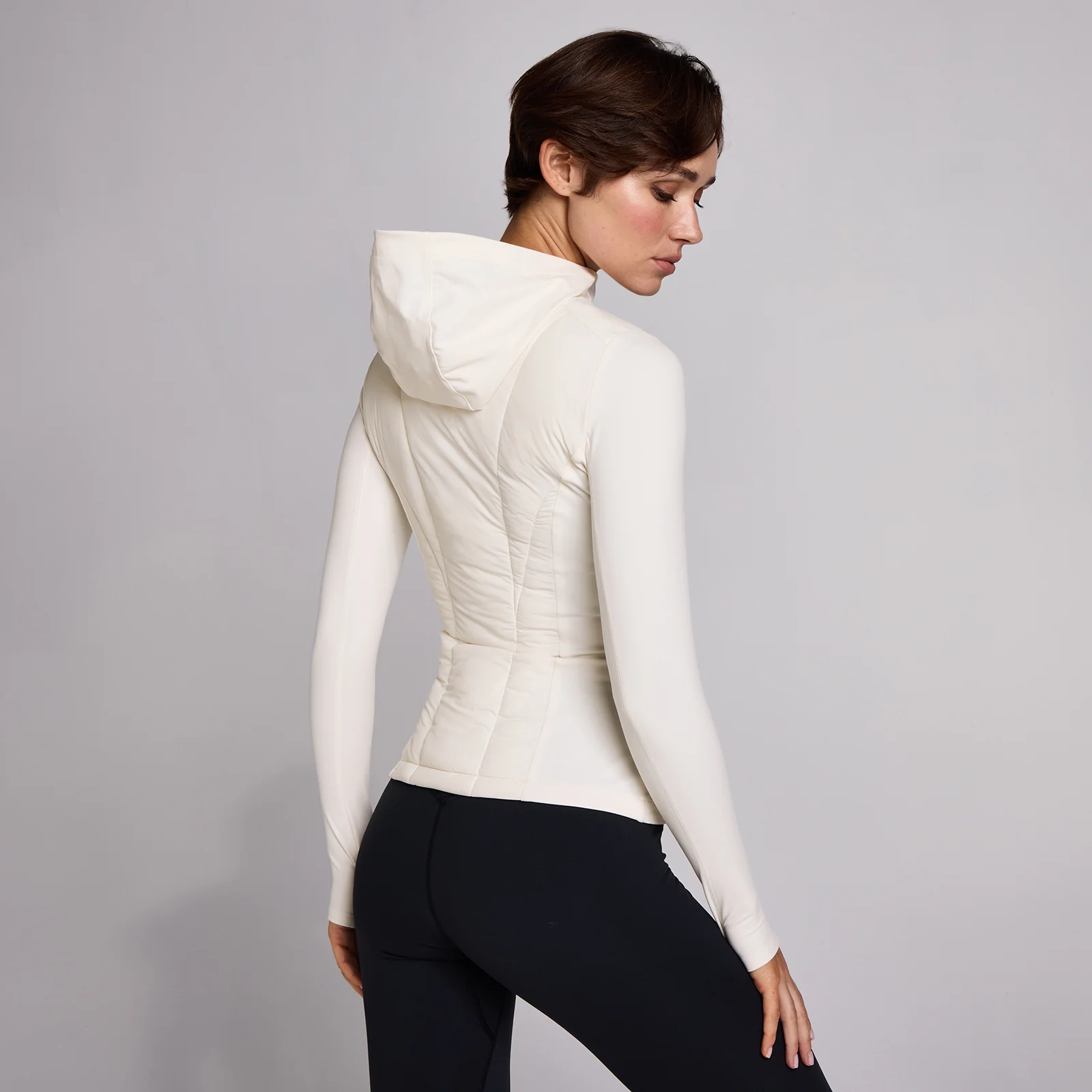 MP Women's SculptForm Hybrid Jacket - Pearl - XS Afbeelding 1