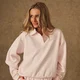 MP Women's X Tatiana Sweatshirt met kraag - Bleekroze