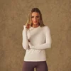 MP Women's X Tatiana Shirt met lange mouwen en duimgaten - Parelmoer