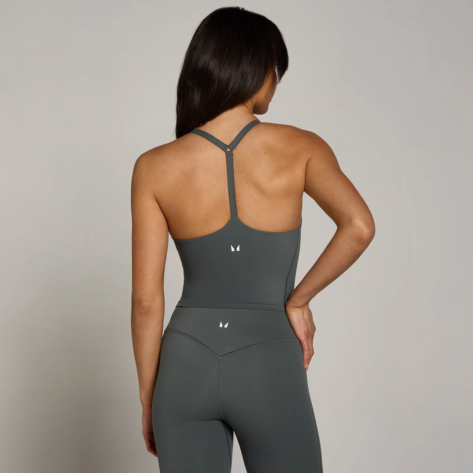 MP Women's Tempo Strappy Racerback Vest - Dark Grey - XS Afbeelding 1