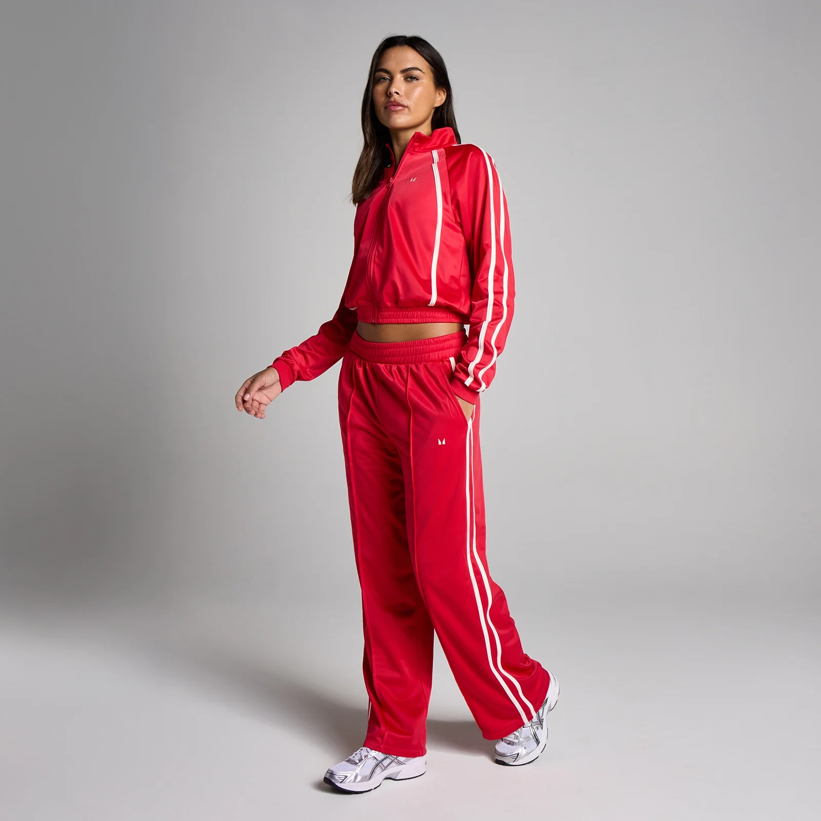 MP Women's Tricot Track Rechte Pijp Joggingbroek - Chilli - S Afbeelding 3