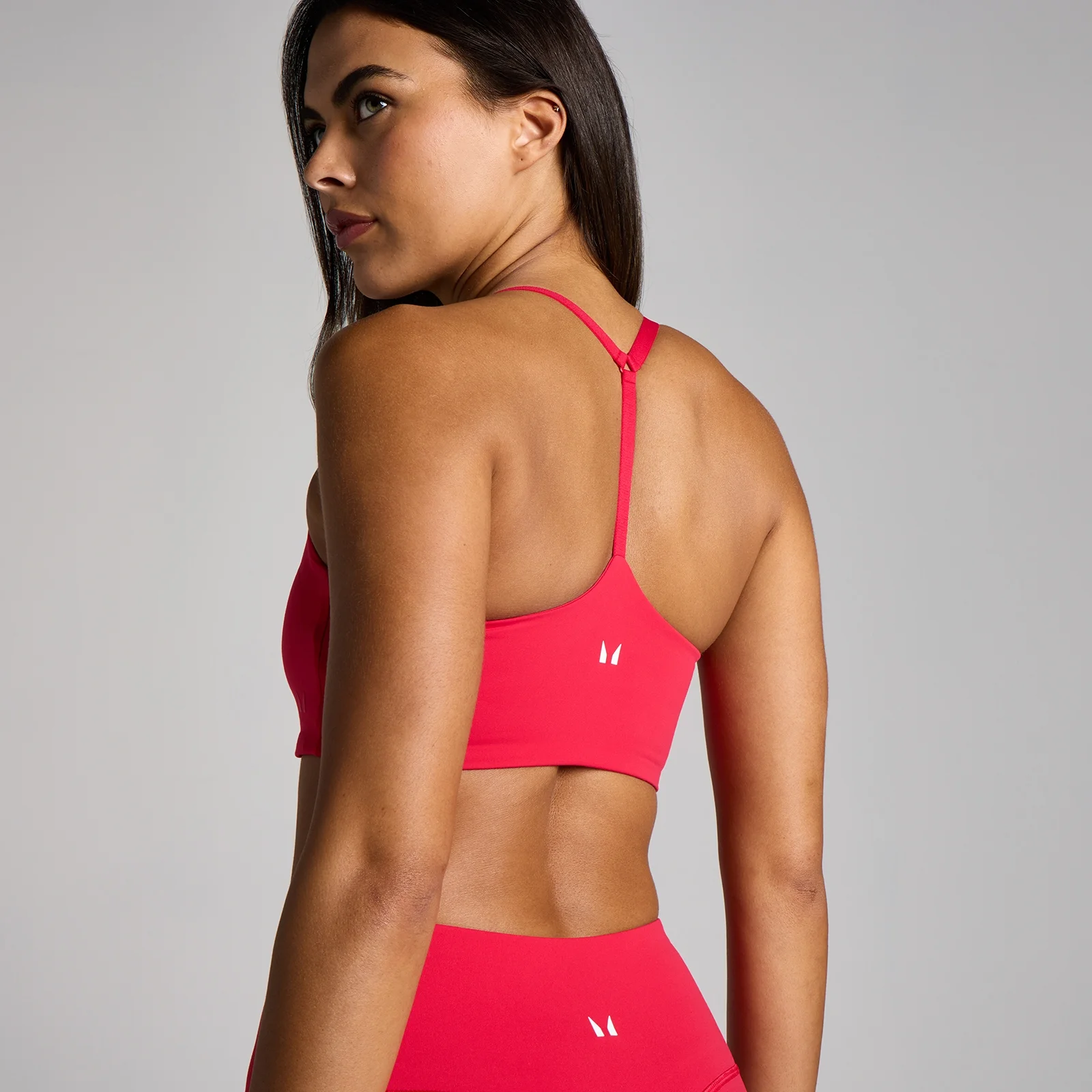 MP Women's Tempo Strappy Racerback Sport-bh - Chilli - S Afbeelding 4