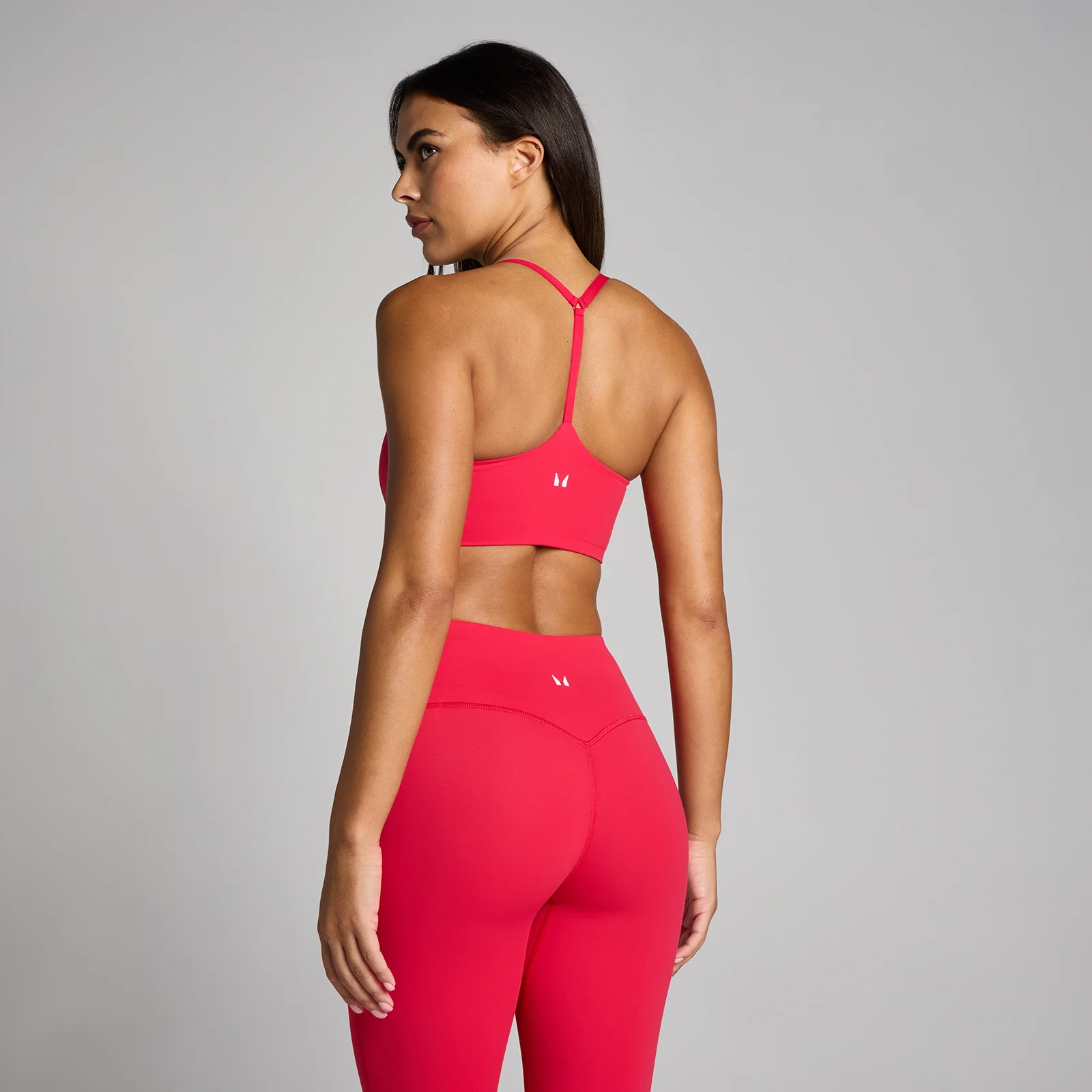 MP Women's Tempo Strappy Racerback Sport-bh - Chilli - S Afbeelding 1