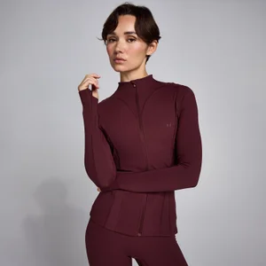 MP Women's SculptForm Jas met Rits - Diep Bessenwijn - Size XS