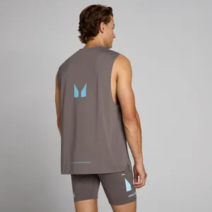 MP Men's Hybrid Mesh Tank - Asgrijs - Size S