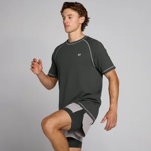 MP Velocity Ultra Seamless T-shirt voor heren - Gewassen Zwart - Size L