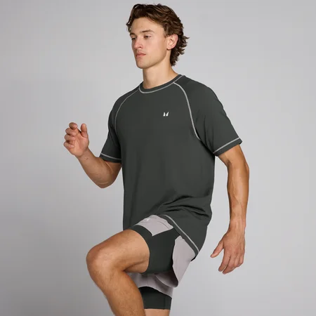 MP Velocity Ultra Seamless T-shirt voor heren - Gewassen Zwart