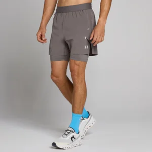 MP Hybrid Lightweight 5" 2-in-1 Short voor heren - Asgrijs - Size M