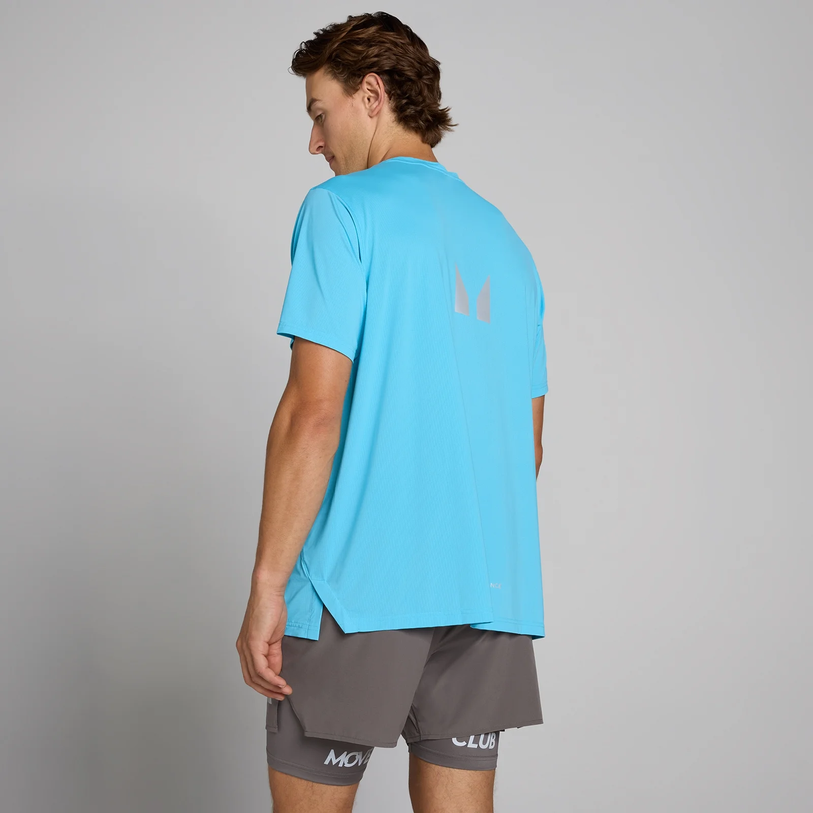MP Hybrid Mesh T-shirt voor heren - Hemelsblauw - S Afbeelding 1