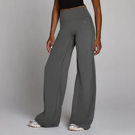 MP Dames Tempo Petite Wide Leg Legging - Donkergrijs