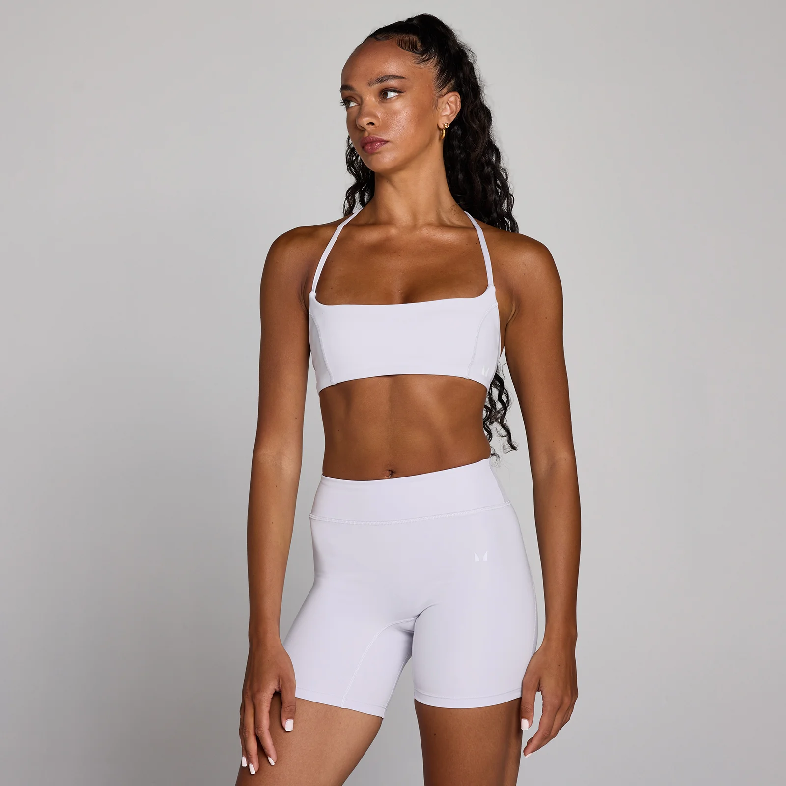MP Women's Training Open Back Bra - Chalk Dust - M Afbeelding 1