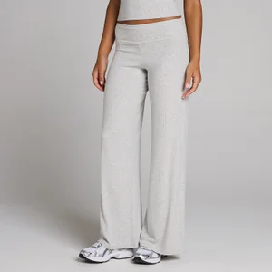 MP Dames Geribd Wijduitlopende Legging - Grijs Gemêleerd - Size S
