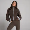 MP Damesfleece Binding Zip Through Jacket - Chocolade