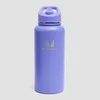 Myprotein Gerecyclede Metalen Fles met Klaprietje 1L - Power Indigo