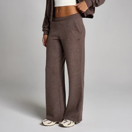 MP Dames Soft Touch Mid Rise Straight Leg Joggingbroek - Cacao Gemêleerd