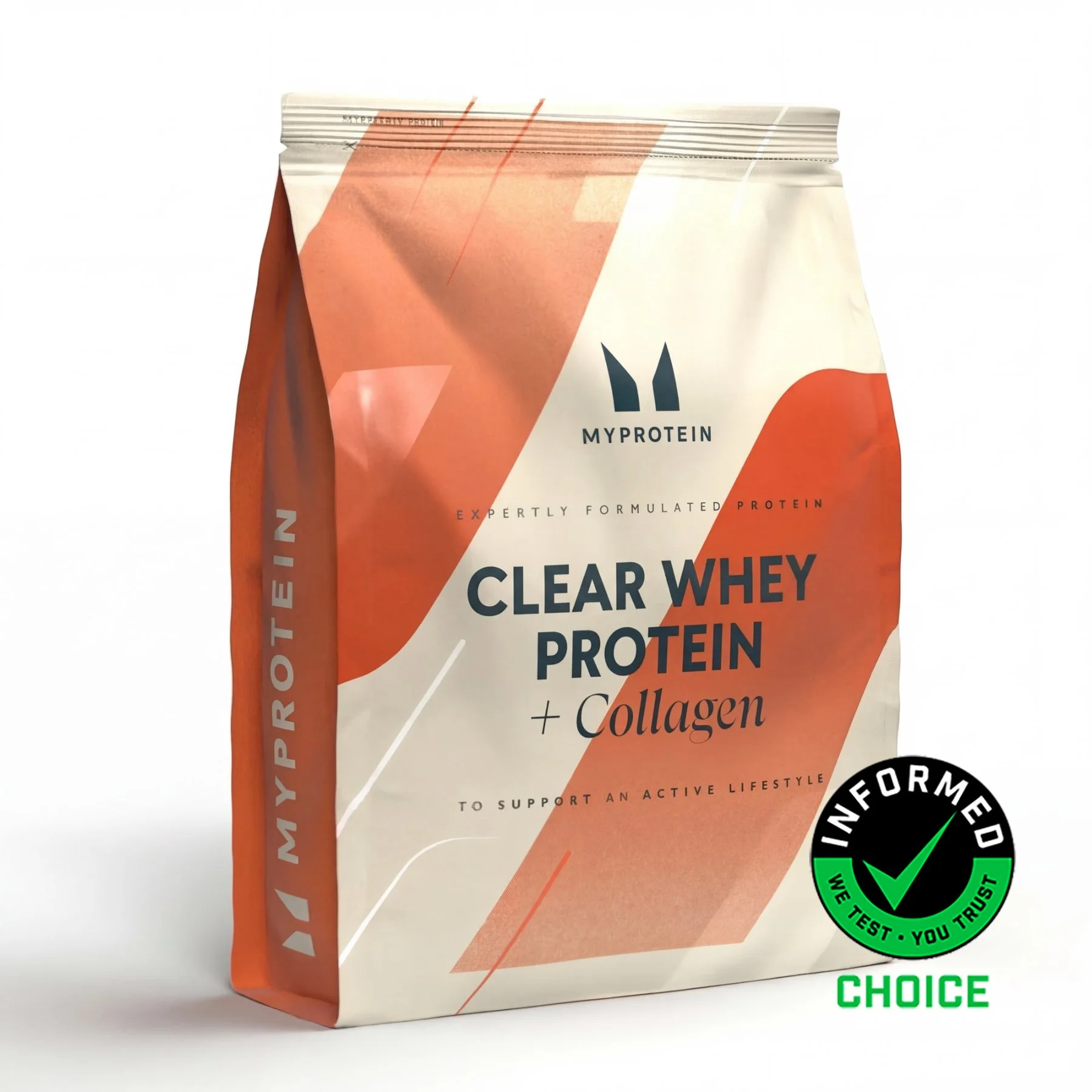 Clear Eiwitten + Collageen | 7 Porties - 168g - 7servings - Sinaasappel Mango Afbeelding 1