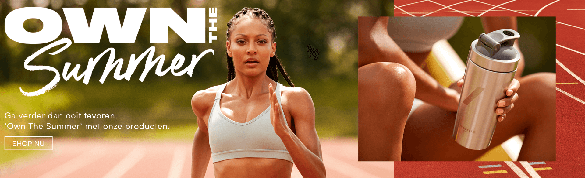 Myprotein Summer goals banner