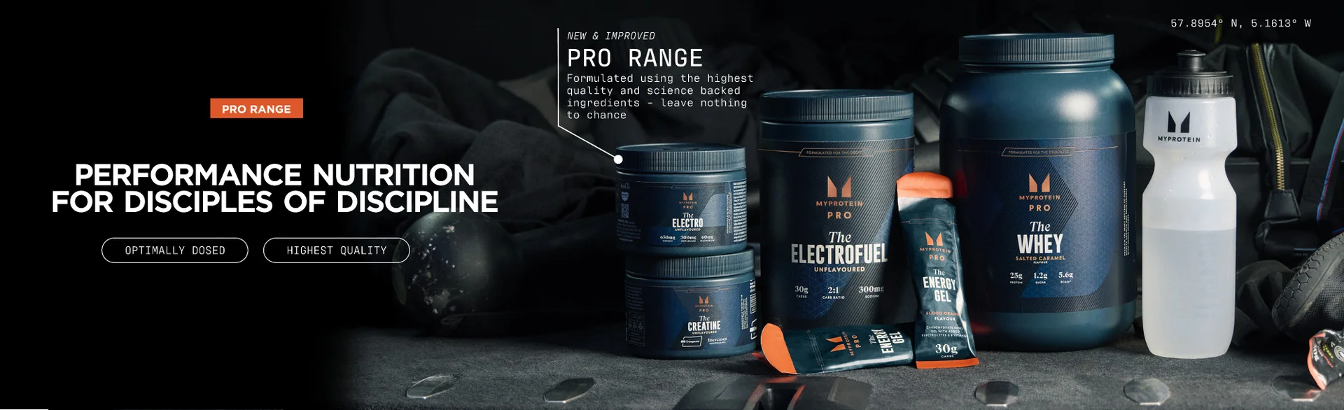 Myprotein official Pro range